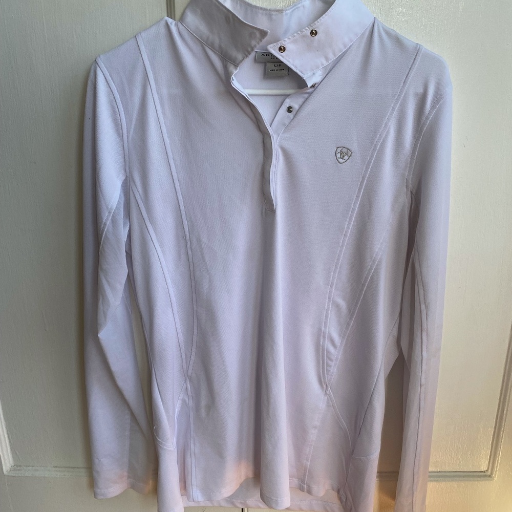 Ariat Pro Series Competition Long Sleeve with Collar - Size L - UV Protection